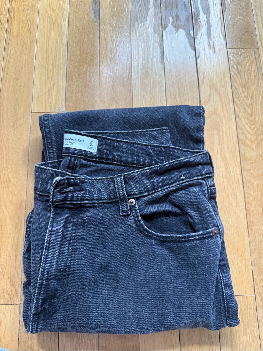 Abercrombie & Fitch Women's Black Straight Jeans